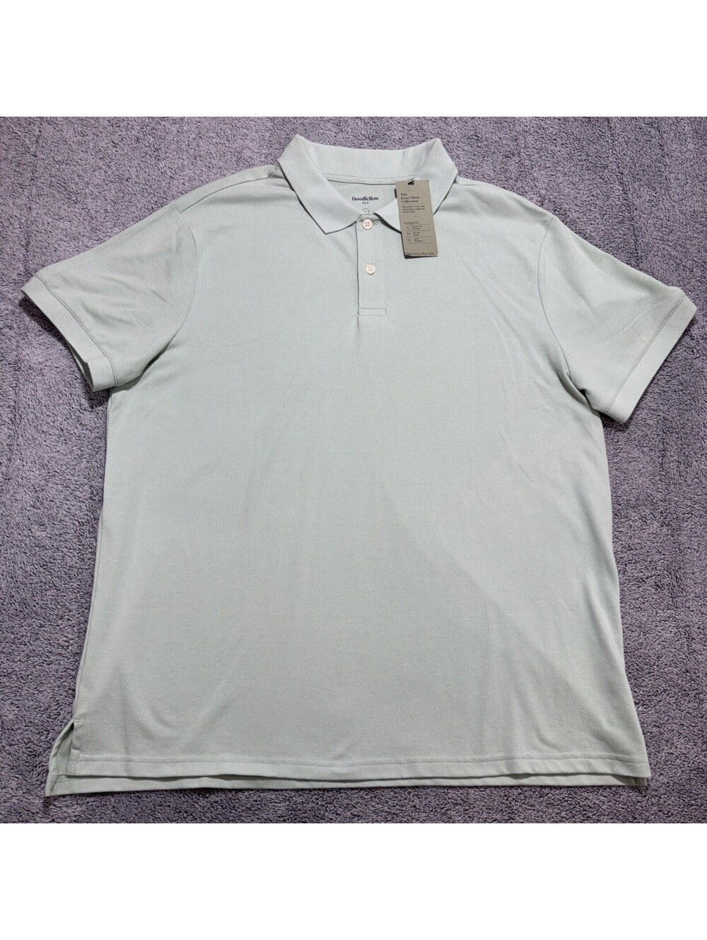 Goodfellow & Co Every Wear Polo Shirt Mens XL Light Green Short Sleeve CottonNWT